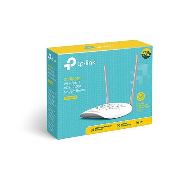 TP-LINK TD-W9960 300 Mbps N KABLOSUZ 4 PORT 2x5dBi FİBER DESTEKLİ VDSL/ADSL MODEM ROUTER