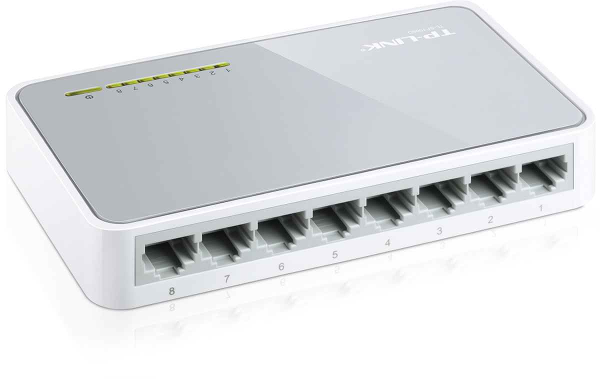 TP-LINK TL-SF1008D 8 PORT 10/100 MASAÜSTÜ SWITCH