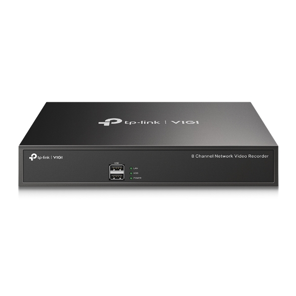 TP-LINK VIGI NVR1008H 5MP 2 USB 80 Mbps 8 CHANNEL SATA INTERFACE NETWORK VIDEO RECORDER