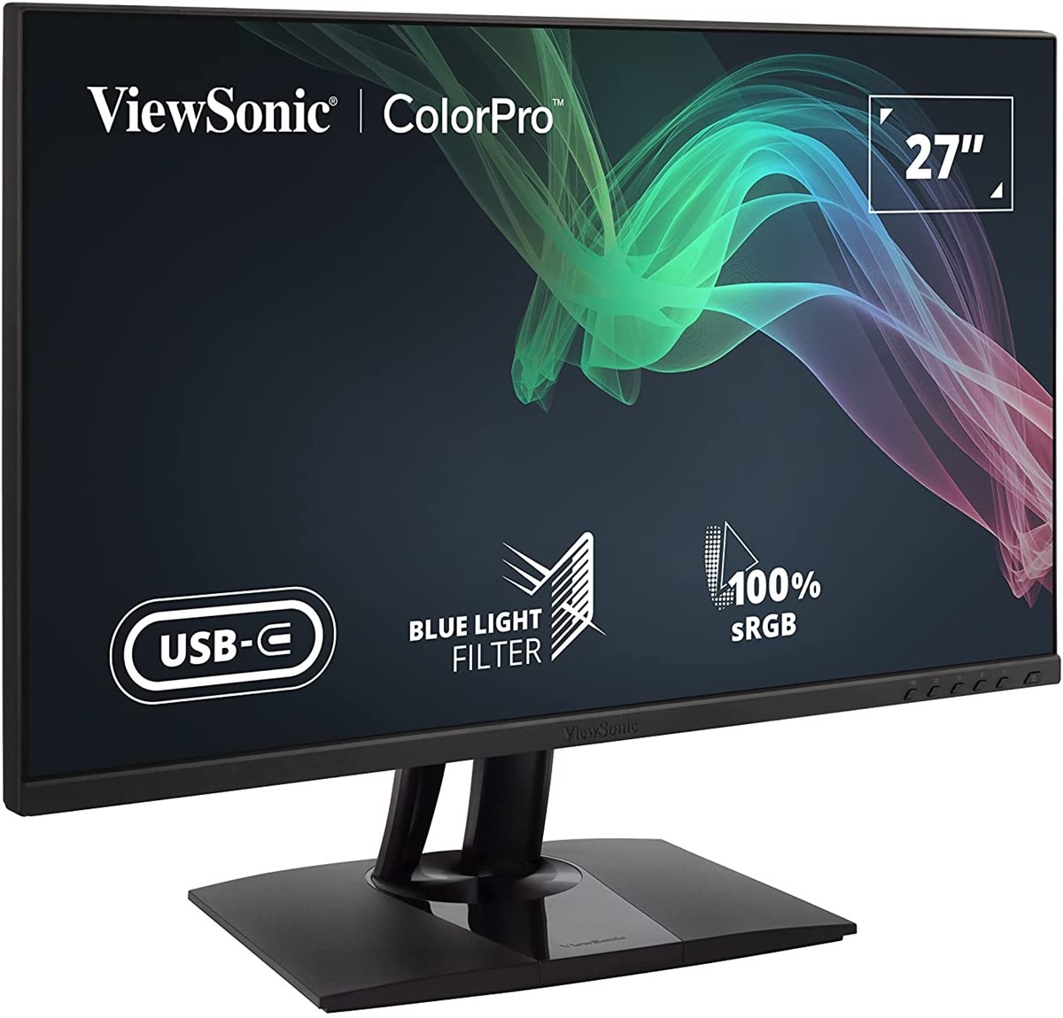 VIEWSONIC VP2756-2K PROFESYONEL MONITOR 27 5MS 60HZ IPS 2560X1440 2K 350 HDMI DP USB TYPE C SRGB PANTONE 16:9 20M:1 16.7M HOPARLOR 3 KENAR CERCEVESIZ FLICKER FREE MAVI ISIK FILTRESI TILT SWIVEL PIVOT YUKSEKLIK AYARI VESA ENERGY STAR EPEAT