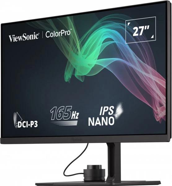 VIEWSONIC VP2776 PROFESYONEL MONITOR 27 3MS 165HZ NANO IPS 2560X1440 2K 400 HDMI DP USB TYPE C DCI-P3 PANTONE 16:9 20M:1 1.07B HOPARLOR 3 KENAR CERCEVESIZ KALIBRASYON FREESYNC / G-SYNC COMPATIBLE FLICKER FREE MAVI ISIK FILTRESI TILT SWIVEL PIVOT YUKSEKLIK