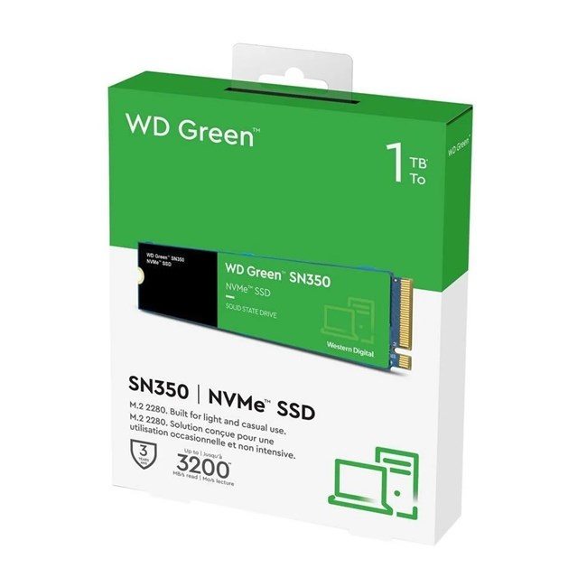 WD Green SN350 1TB NVMe M.2 (3200/2500)