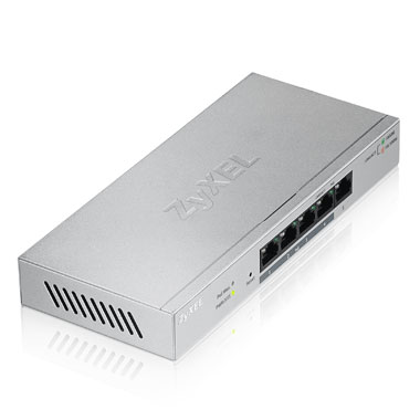 ZYXEL GS1200-5HP 1 PORT 10/100/1000 Mbps 4 PORT 10/100/1000 Mbps POE GIGABIT WEB YONETİLEBİLİR POE SWITCH V2 (60 WATT)