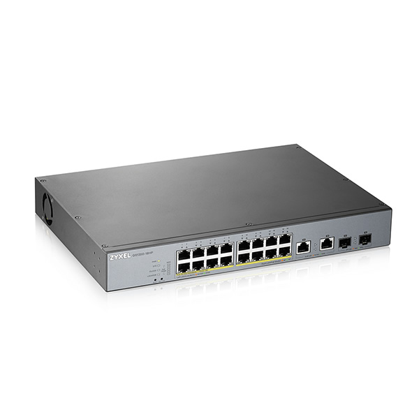 ZYXEL GS1350-18HP 18 PORT YÖNETİLEBİLİR POE SWITCH (250 WATT)